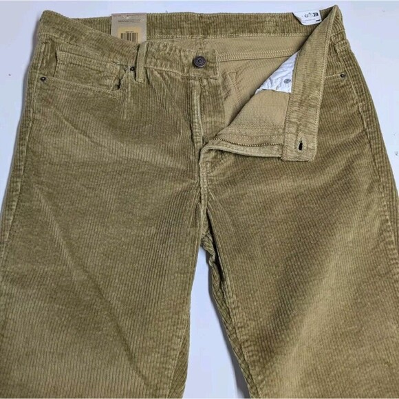 NEW Levi's 711 Pants Women 32x30 Corduroy Skinny Mid Rise Beige NWT - Picture 7 of 10